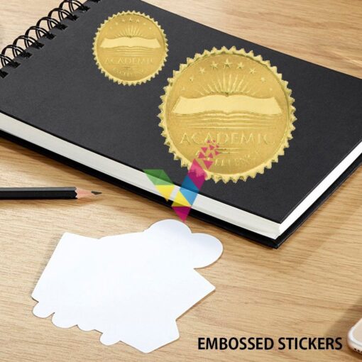 Embossed Stickers